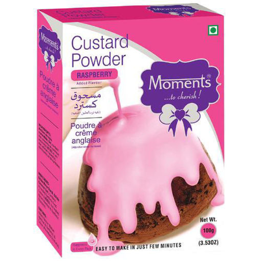 Picture of Moments Custard Powder Raspberry 100gm