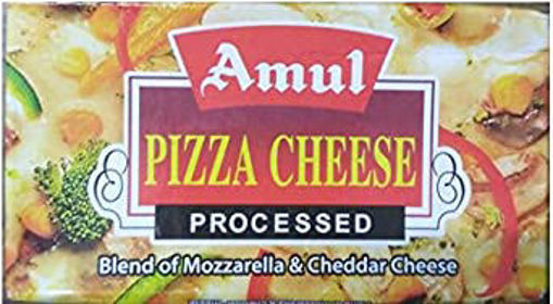 Picture of Amul Pizza Cheese Processed Blend Of Mozzarella & Cheddar Cheese 200g