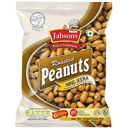 Picture of Jabsons Roasted Peanuts Hing Jeera 140g