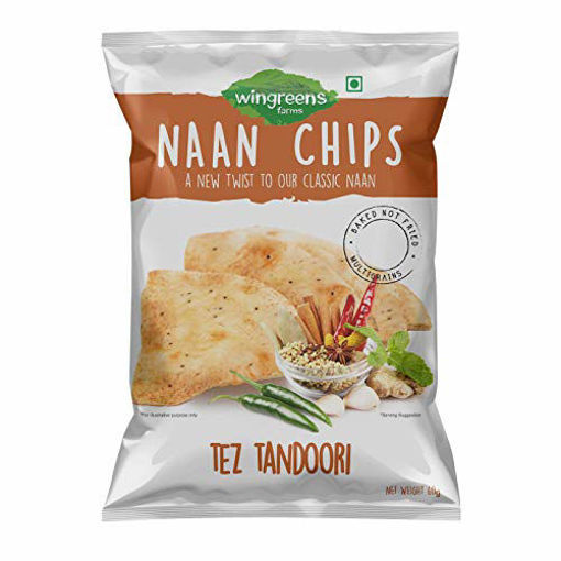 Picture of Wingreens Naan Chips Tez Tandoori 60g