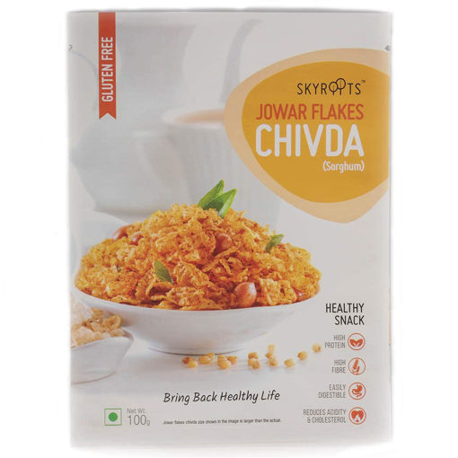 Picture of Skyroots Milyum Jower Flakes Chivda 100g