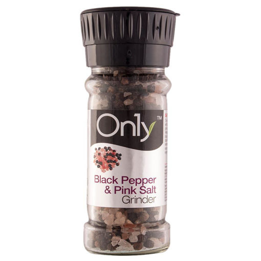 Picture of Only Black Pepper & Pink Salt Grinder 80g