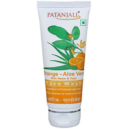 Picture of Patanjali Orange Aloe Vera With Neem & Tulsi 60g