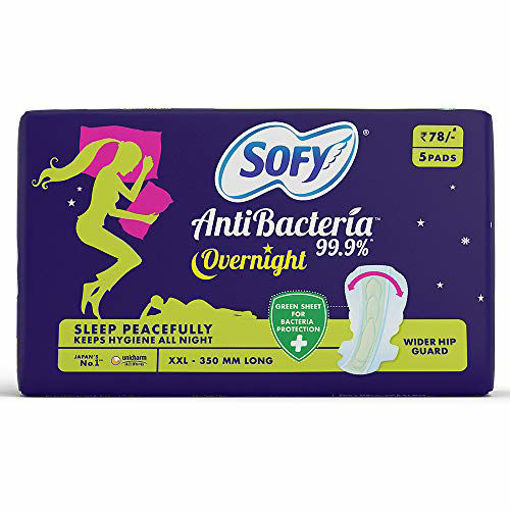 Picture of Sofy Anti Bacteria Overnight Xxl 5 Pads