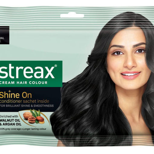 Picture of Streax Cream Hair Colour Natural Black 1U