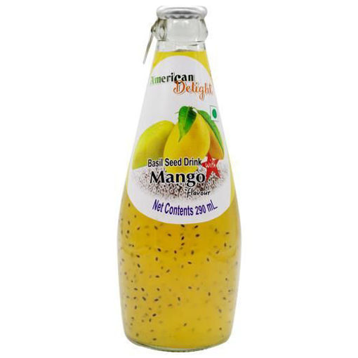 Picture of American Delight Basil Seed  Drink Mango 300ml