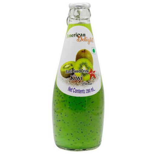 Picture of American Delight Basil Seed  Drink Kiwi 300ml
