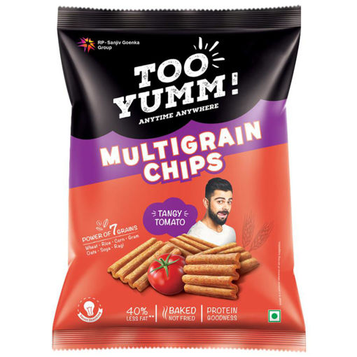 Picture of Too Yumm Multigrain Chips Tangy Tomato 25g