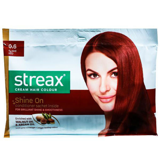 Picture of Streax Cream Hair Colour 0.6 Flame Red 1U