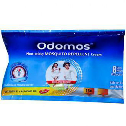 Picture of Odomos Non Sticky Mosquito Repellent Cream 15g