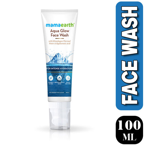 Picture of Mamaearth Aqua Glow Face Wash For Intense Hydration 100ml
