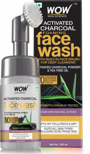 Picture of Wow Activated Charcoal Foaming FAce Wash 150ml