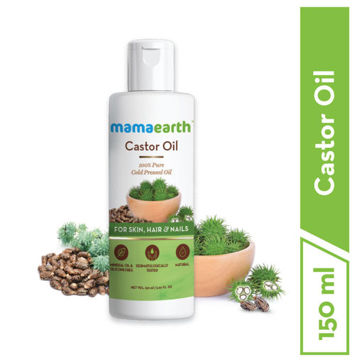 Picture of Mamaearth Castor Oil For Skin Hair & Nails 150ml
