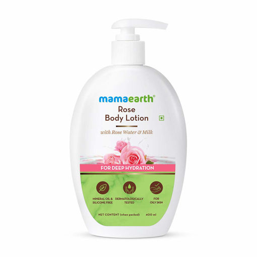 Picture of Mamaearth Rose Body Lotion For Deep Hydration 400ml