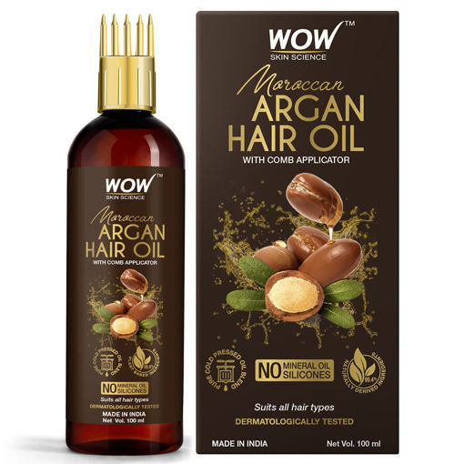 Picture of Wow Argan Hair Oil With Comb Applicator 100ml