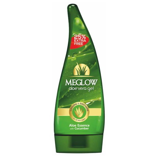 Picture of Meglow Aloe Vera Gel Aloe Essence With Cucumber 125g