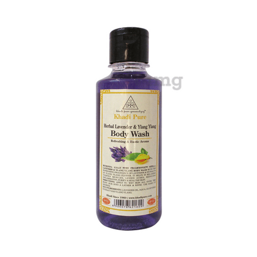 Picture of Khadi Pure Herbal Lavender & Ylang Ylang Body Wash 210ml