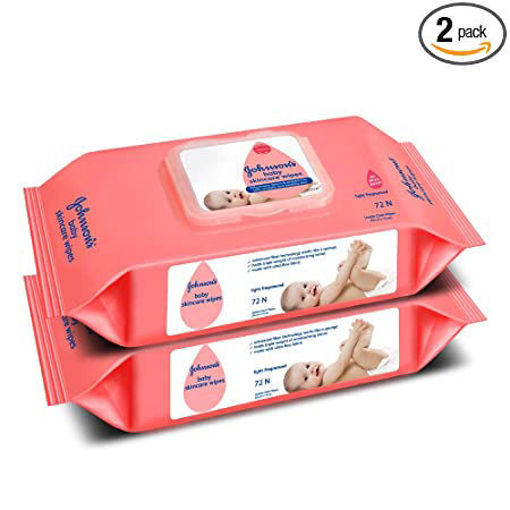 Picture of Johnsons Baby Skincare Wipes 2N