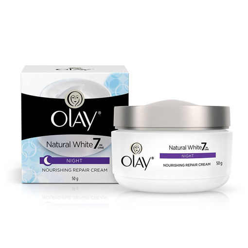 Picture of Olay Natural White 7 In One NIght Nourishing Repair Cream 50g