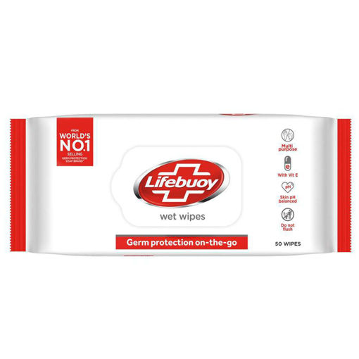 Picture of Lifebuoy Wet Wipes 50 wipes