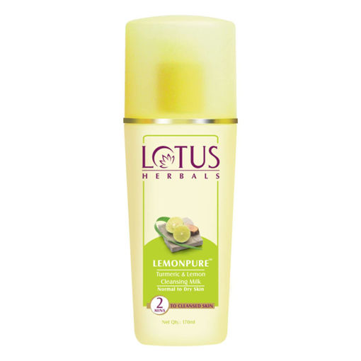 Picture of Lotus Herbals Lemonpure Turmeric Lemon Cleansing Milk 80 ml