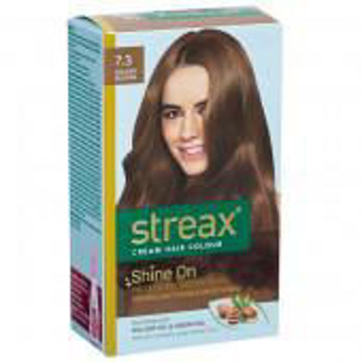 Picture of Streax Cream Hair Colour 7.3 Golden Blonde 25g