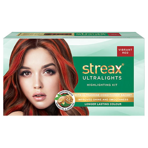 Picture of Streax Ultralights  Vibrant Red 10gm