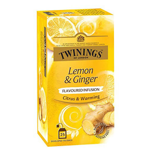 Picture of Twinings Of London Lemon & Ginger Cirtus & Warming 25 Tea Bags