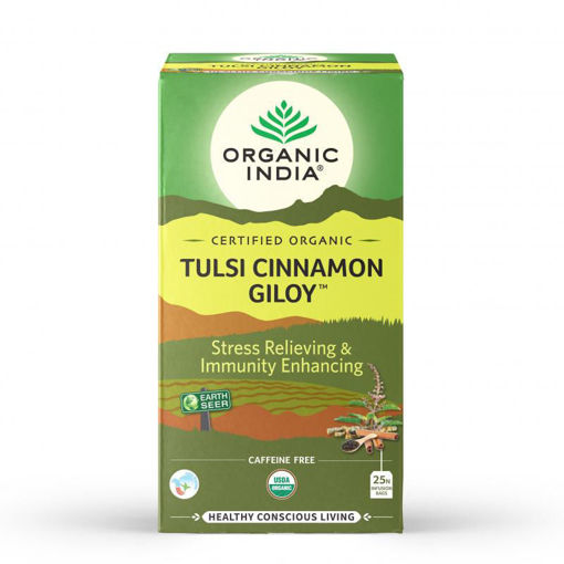 Picture of Organic India Tulsi Cinnamon Giloy 25 N