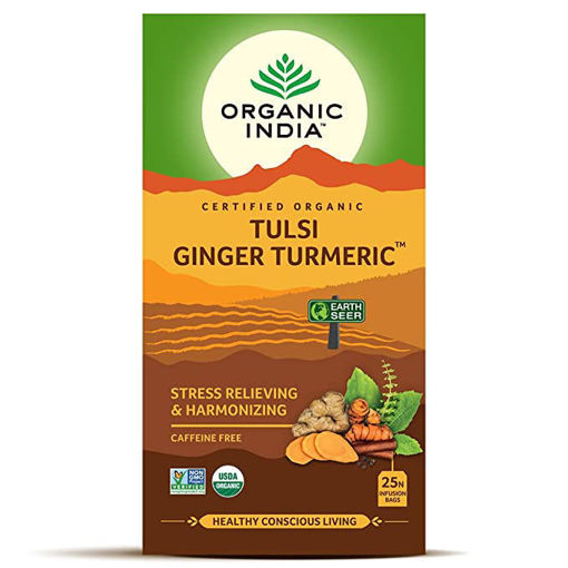 Picture of Organic India Tulsi Ginger Turmeric 25 N