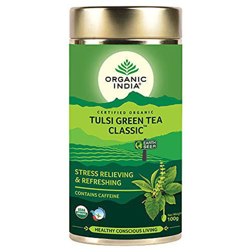 Picture of Organic India Tulsi Green Tea Classic 100g