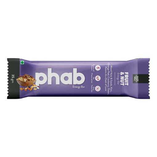 Picture of Phab Fruit & Nut Energy Bar 35g