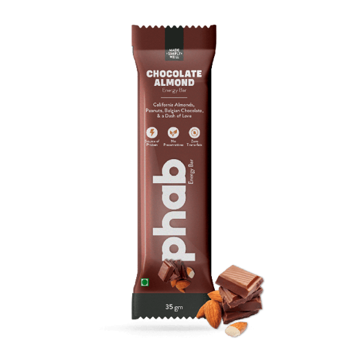 Picture of Phab Chocolate Almond Energy Bar 35g