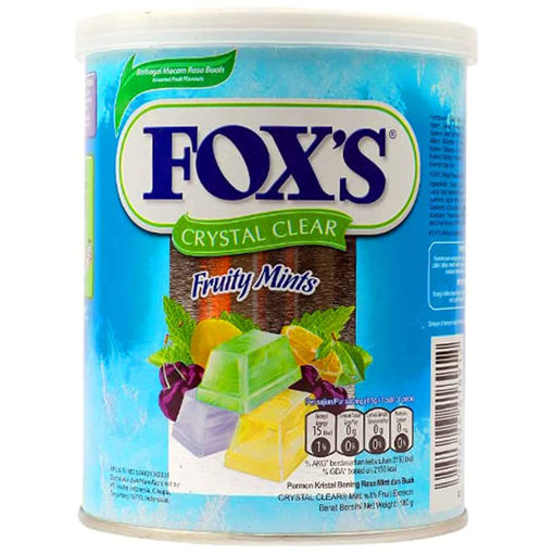 Picture of Foxs Crystal Clear Fruity Mints 180g