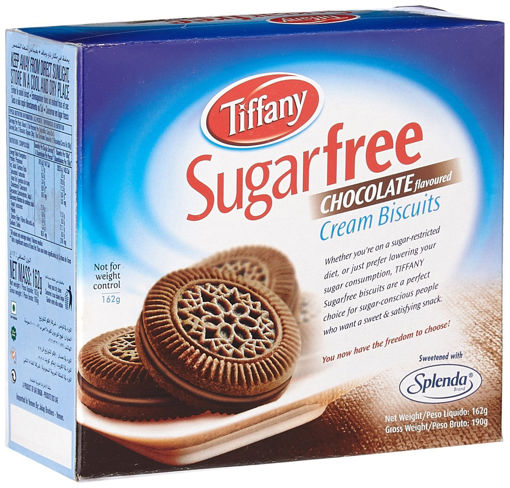 Picture of Tiffany Sugarfree Chocolate Cream Biscuits 162g