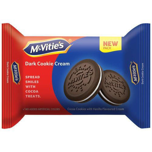 Picture of Mcvities Dark Cookie Cream Biscuits 50g
