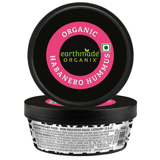 Picture of Earthmade Organix Habanero Hummus Organic 200 gm