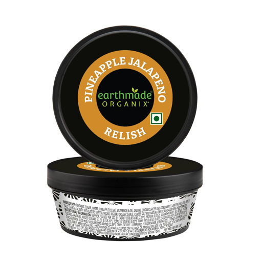 Picture of Earthmade Organix Pineapple Jalapeno Relish 200 gm