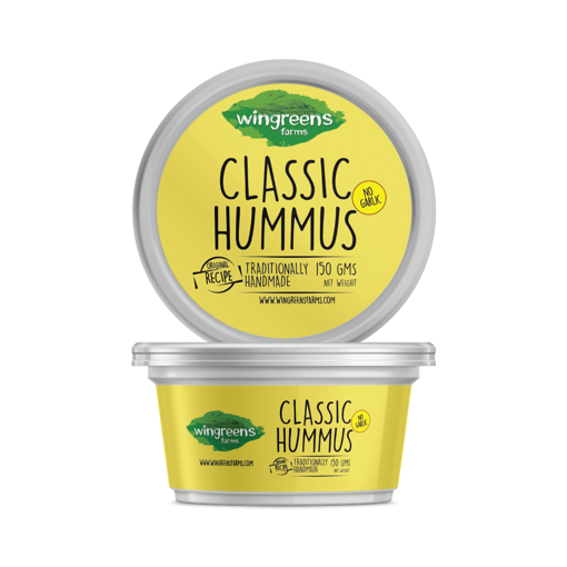 Picture of Wingreens Classic Hummus No Garlic 150 gm