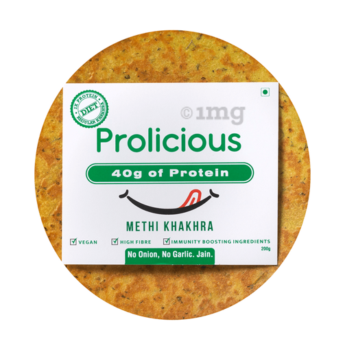 Picture of Prolicious Methi Khakhra No Onion No Garlic 200g