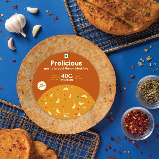 Picture of Prolicious Garlic Bread Flavor Khakhra 200g