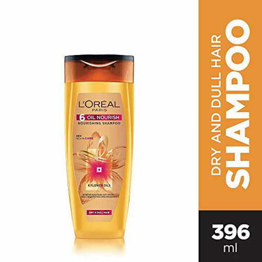 Picture of Loreal 6 Oil Nourish Shampoo Dry & Dull Hair 396ml