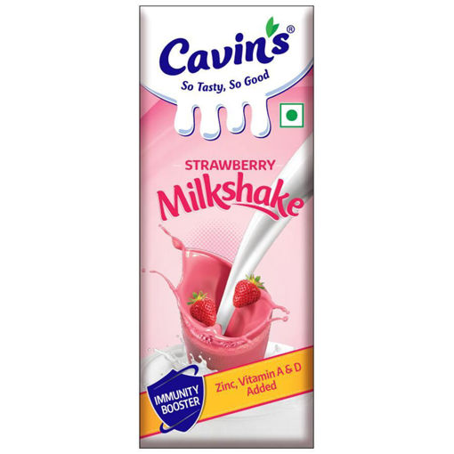 Picture of Cavins Milkshake Strawberry 200ml