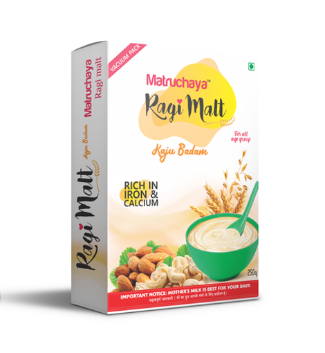 Picture of Matruchaya Ragi Malt Kaju Badam 250gm