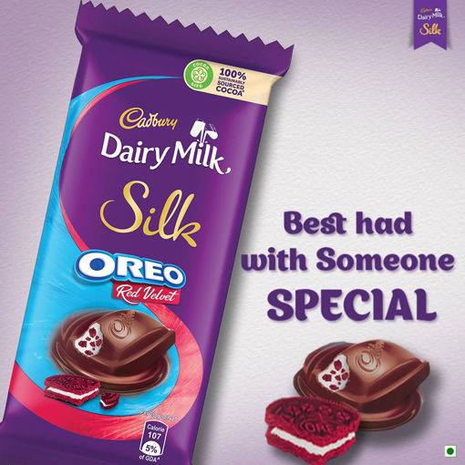 Picture of Cadbury Dairy Milk Silk Oreo Red Velvet 130GM