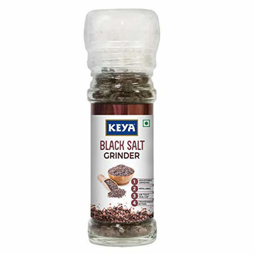 Picture of Keya Black Salt Grinder 100gm