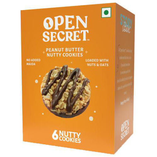 Picture of Open Secret Peanut Butter Nutty Cookies 25g