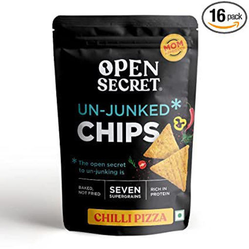 Picture of Open Secret Un Junked Chips Chilli Pizza 45gm