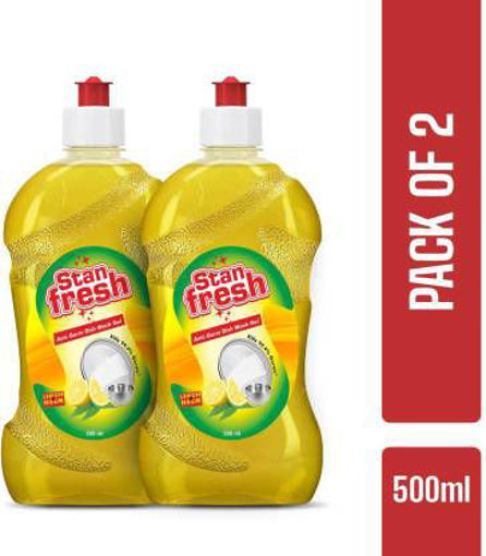 Picture of Stan Fresh Lemon Dish Wash Gel 500ml+500ml
