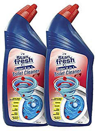 Picture of Stan Fresh Super 6 in 1 Toilet Cleaner 1Liter+1Liter